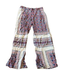 Elevenses Anthropologie wide leg, BoHo pant size for